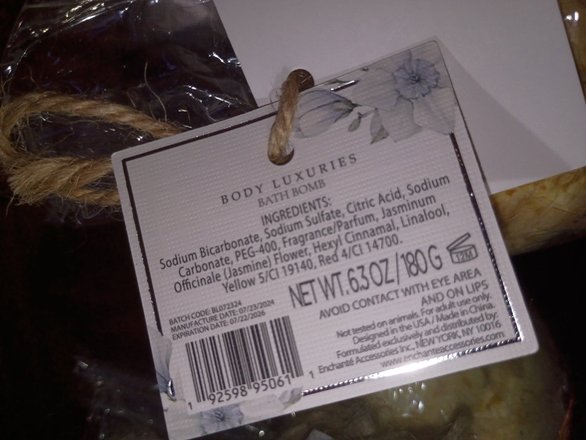 Body Luxuries - Jasmine bath bomb