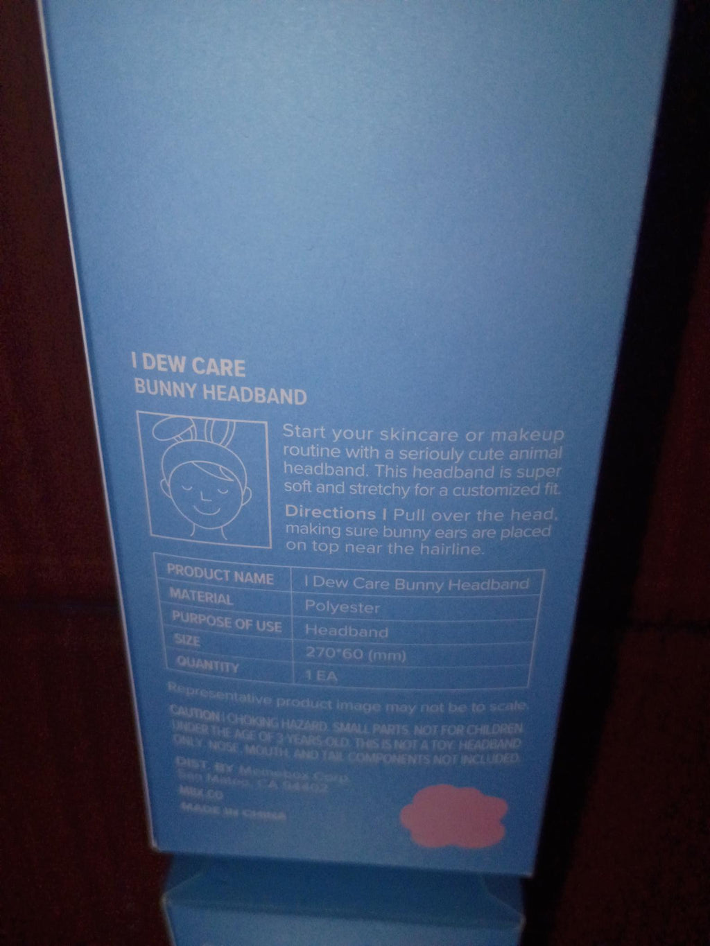 I Dew Care bunny headband